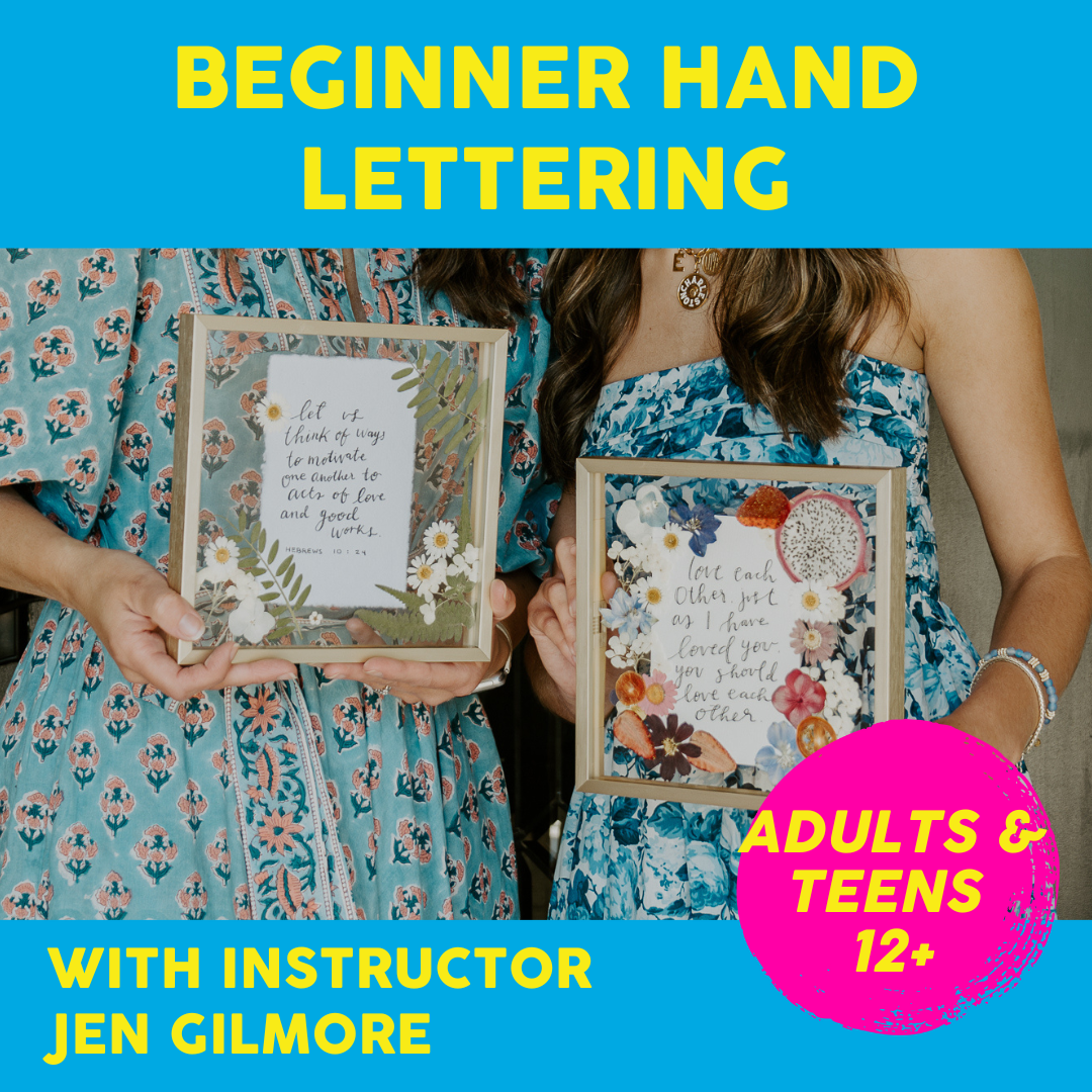 Beginner Hand Lettering: Wednesday August 7, 6-8pm|Public Works Art Center